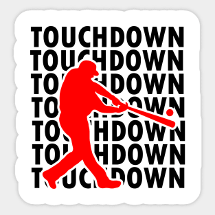 Touchdown Sticker